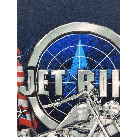 Vintage American Choppers Shirt Mens XL Extra Large Biker Rally Jet Bike Adult - Picture 14 of 16